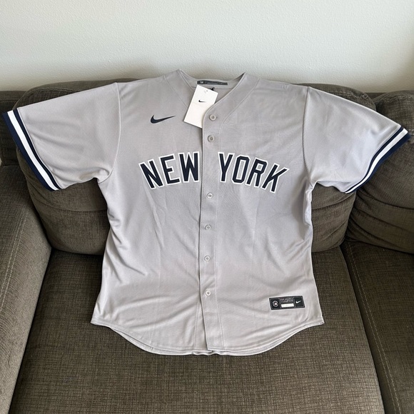 Nike Other - Nike Authentic New York Yankees Derek Jeter #2 Gray MLB Jersey Men’s Sz: L